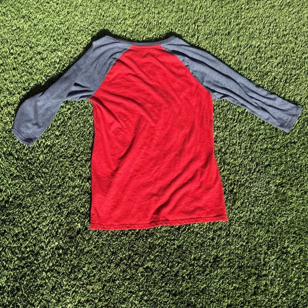 Nike Atlanta Braves tri-blend raglan 3/4-sleeve T-shirt‎